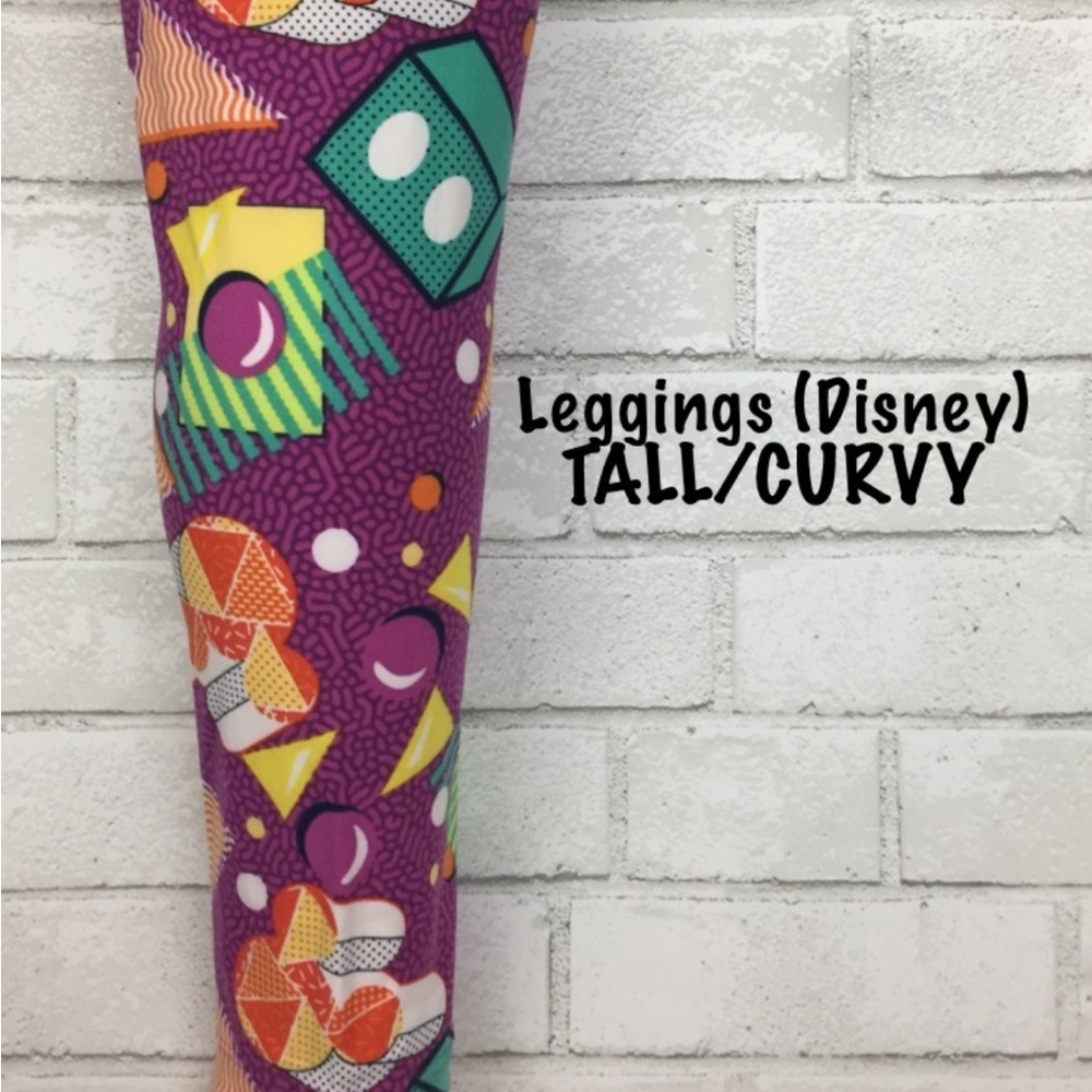 LuLaRoe Disney Leggings Tall & Curvy Brand New